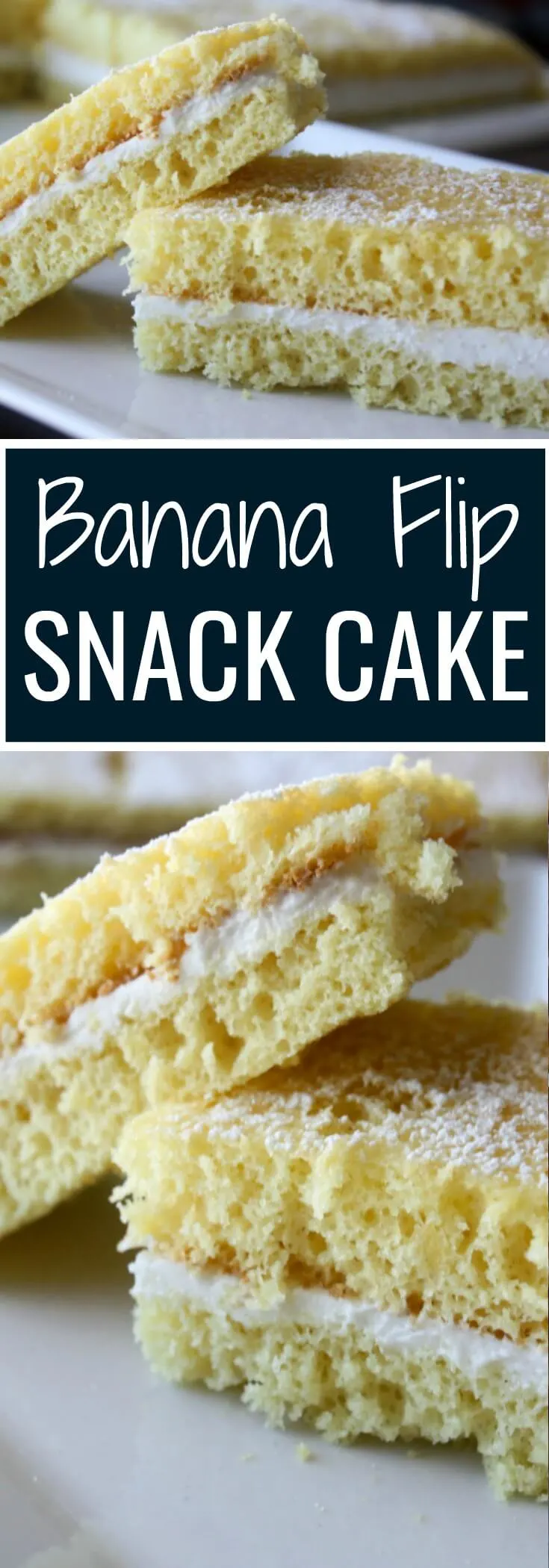 Banana Flip Snack Cake. 