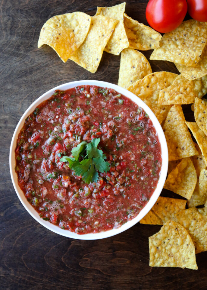 Easy Blender Salsa Daily Appetite