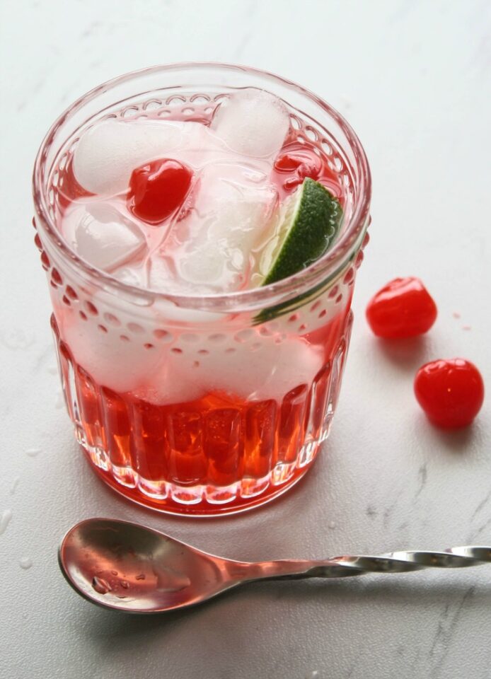 Cherry Limeade Cocktail Daily Appetite
