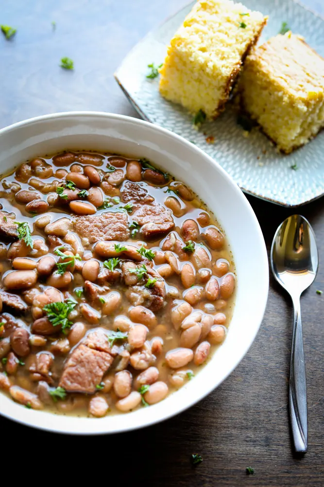 Instant pot ham and bean soup with dry beans sale