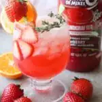 Prosecco Strawberry Cocktail