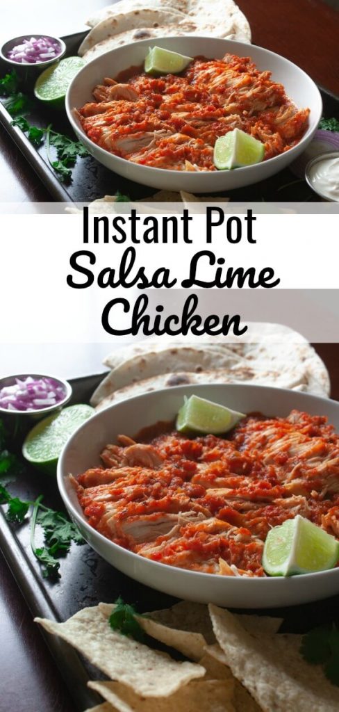 Recipe for Instant Pot Salsa Lime Chicken
