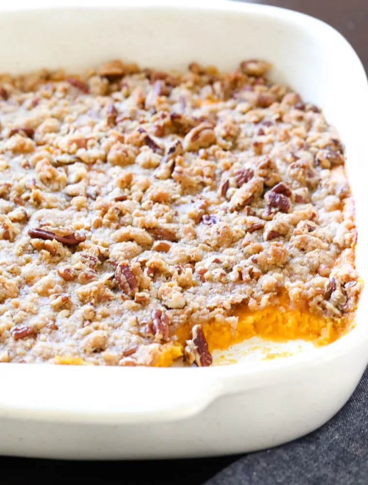 Sweet Potato Souffle with Pecans