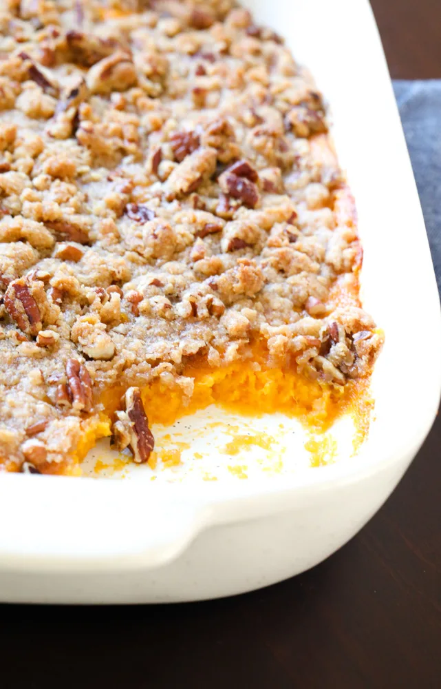 Sweet Potato Souffle with Pecans