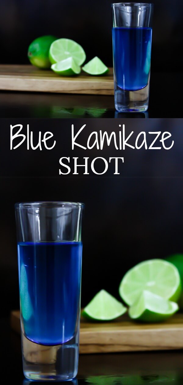 Blue Kamikaze Shots