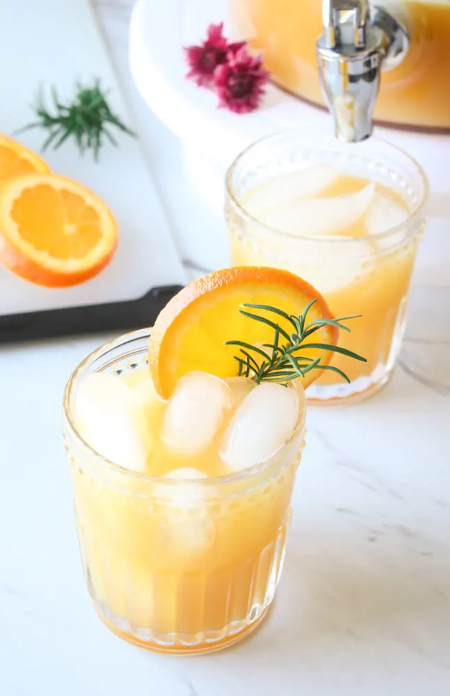 Orange Sparkling Wine Punch