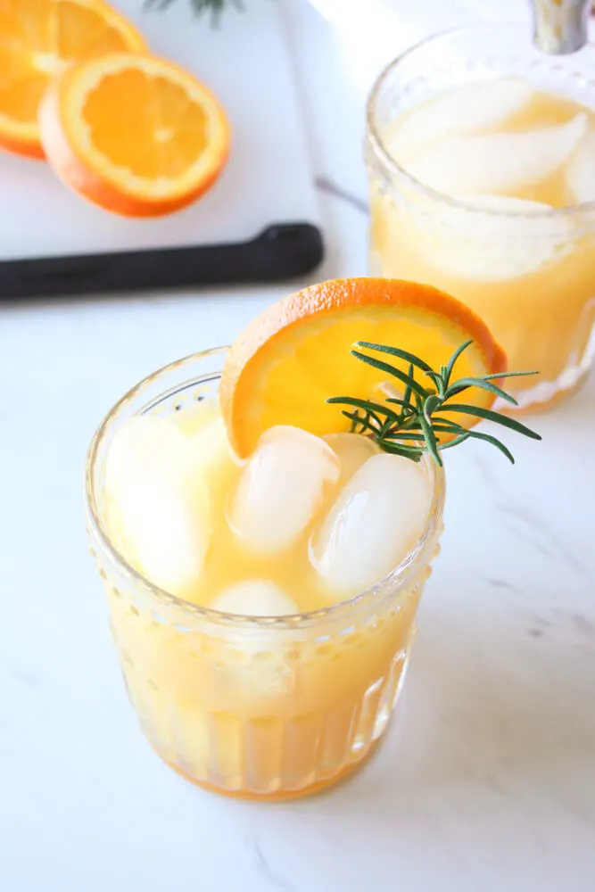 Orange Sparkling Wine Punch