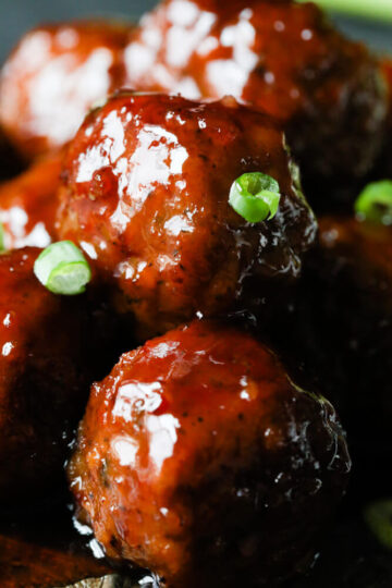 Crock Pot Meatballs with Grape Jelly and Sweet Chili Sauce 11