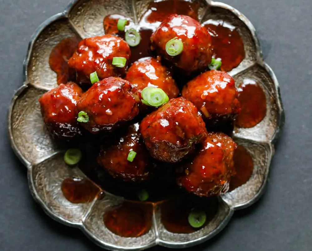 Crock Pot Grape Jelly Meatballs