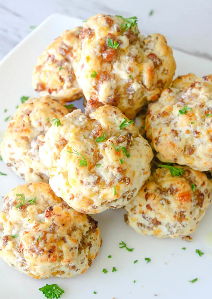 Melt in Your Mouth Sausage Cheese Biscuits 1