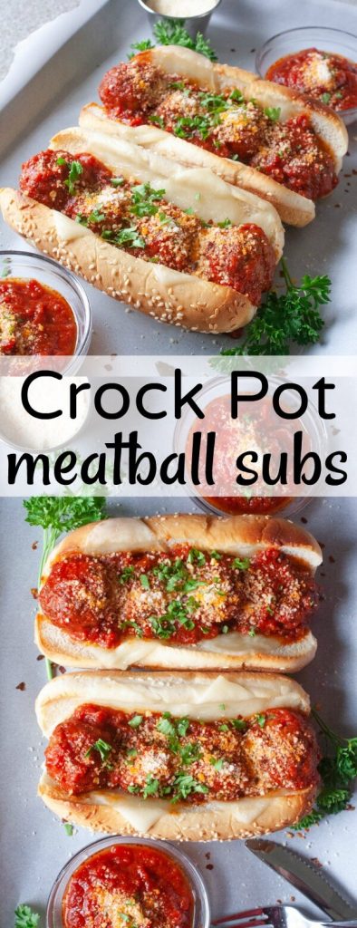 Crockpot Meatball Subs