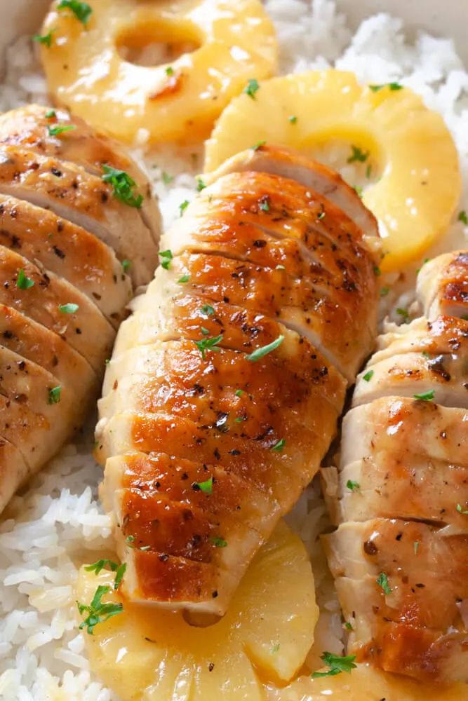 Pineapple Chicken with Rice