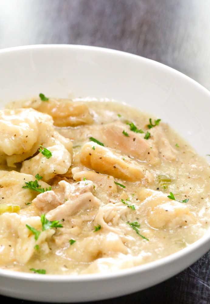 ninja foodi chicken and dumplings with canned biscuits