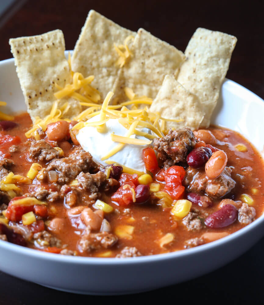 Taco Soup with Ranch - Daily Appetite