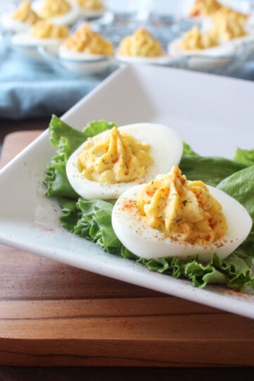 Deviled Eggs with Whole Grain Mustard