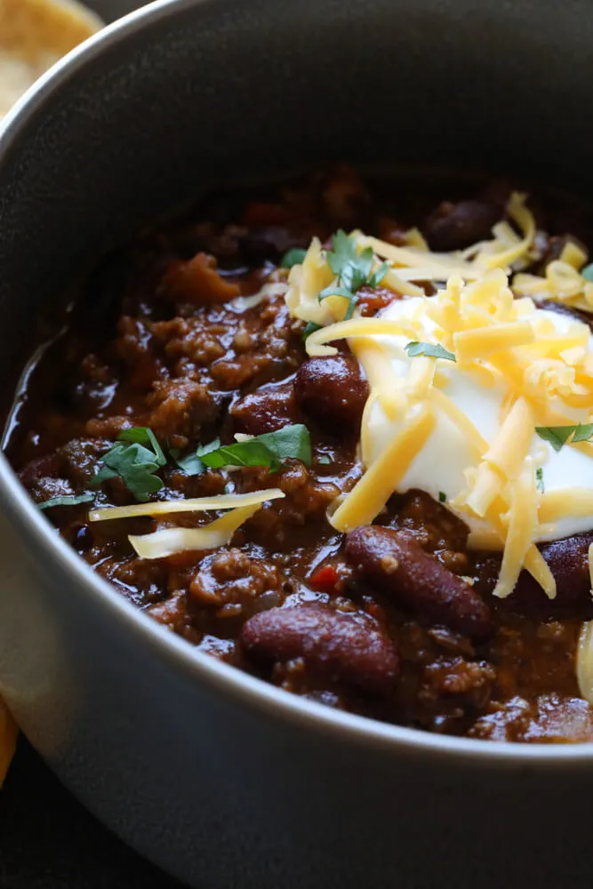 Favorite Instant Pot Chili - Daily Appetite