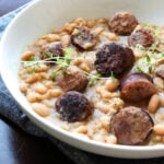 Slow Cooker White Beans and Sausage Recipe