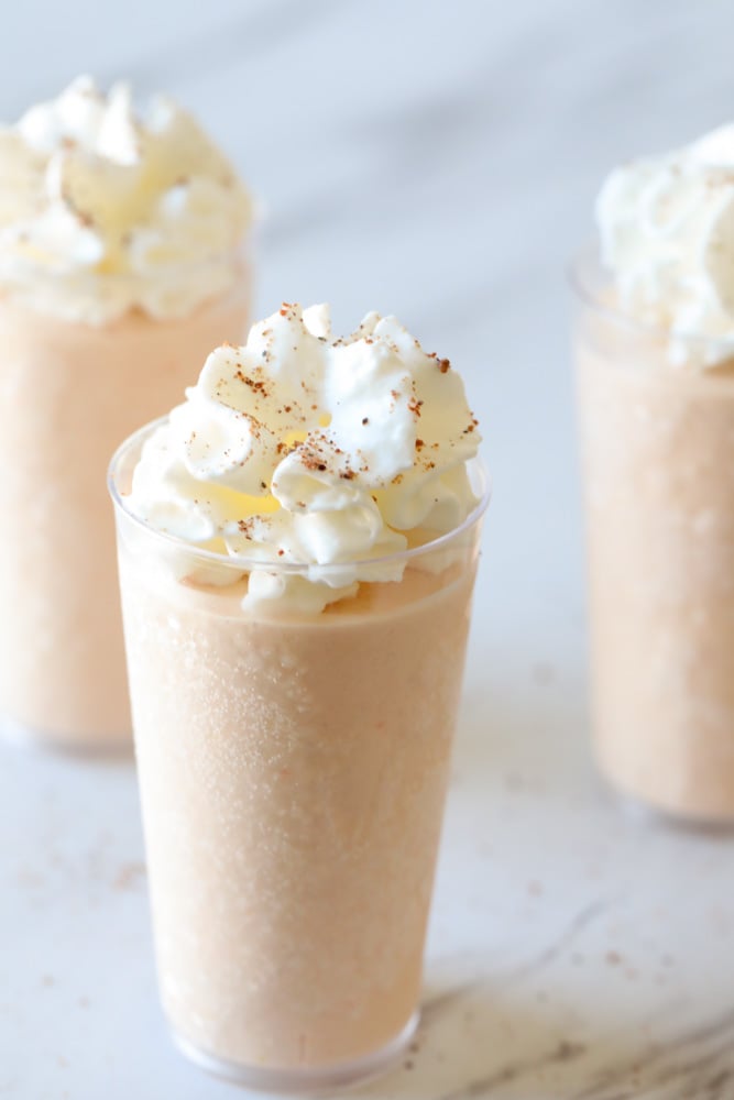 pumpkin rumchata pudding shots