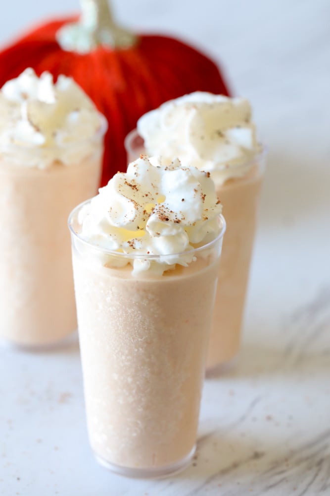 Pumpkin RumChata Pudding Shots - Daily Appetite