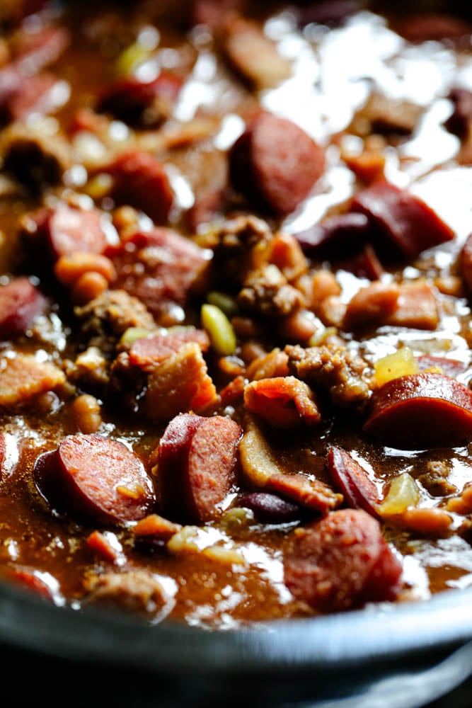 Slow Cooker Cowboy Beans Crock Pot Cowboy Beans