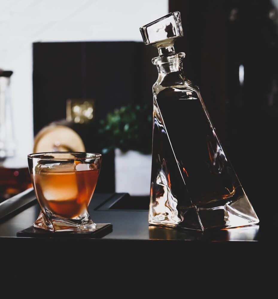 Bourbon Cocktail and Decanter