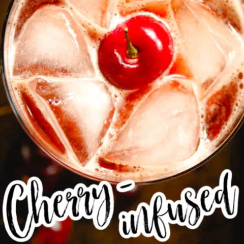 Cherry Infused Bourbon and Coke