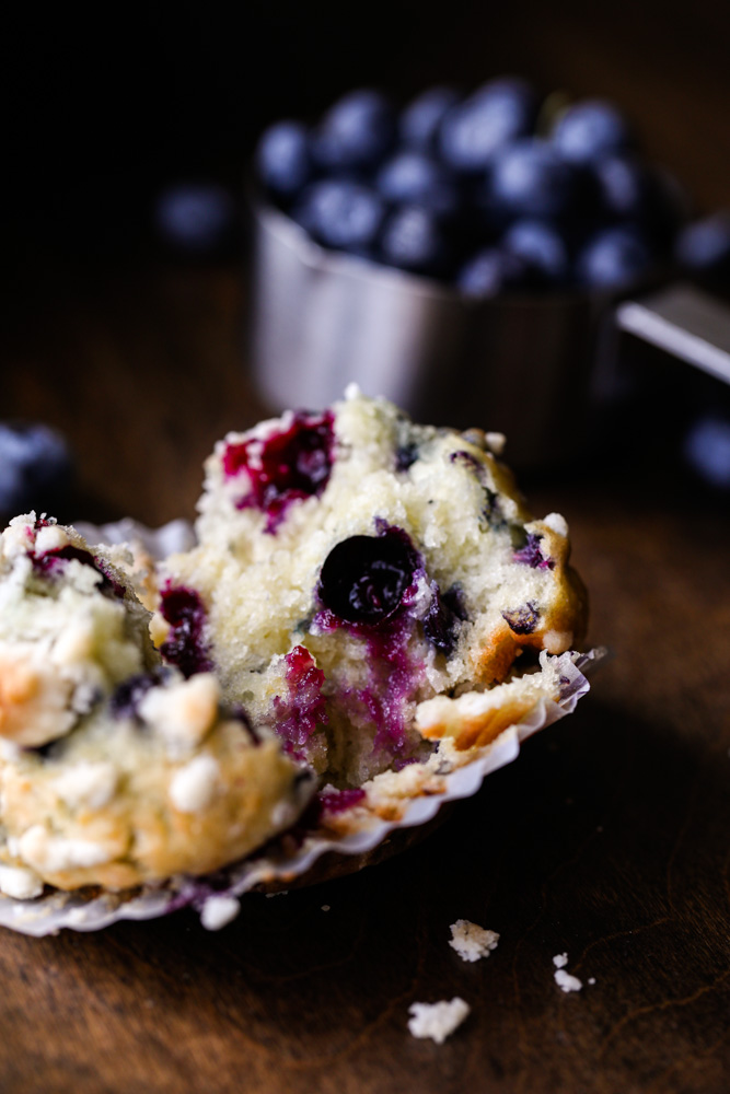 Blueberry Muffins with Crumb Topping 1