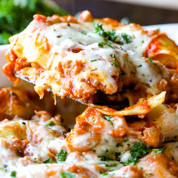 Easy Ravioli Lasagna