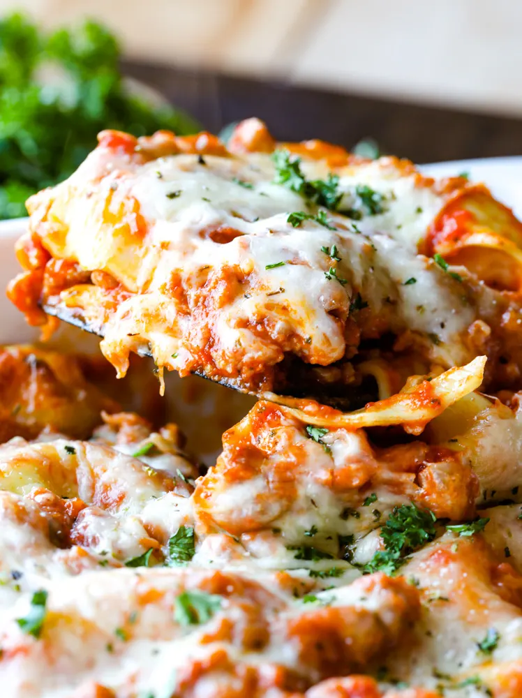 Easy Ravioli Lasagna - Daily Appetite