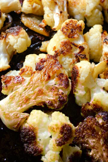 Oven Roasted Cauliflower with Caramelized Onions and Garlic 17