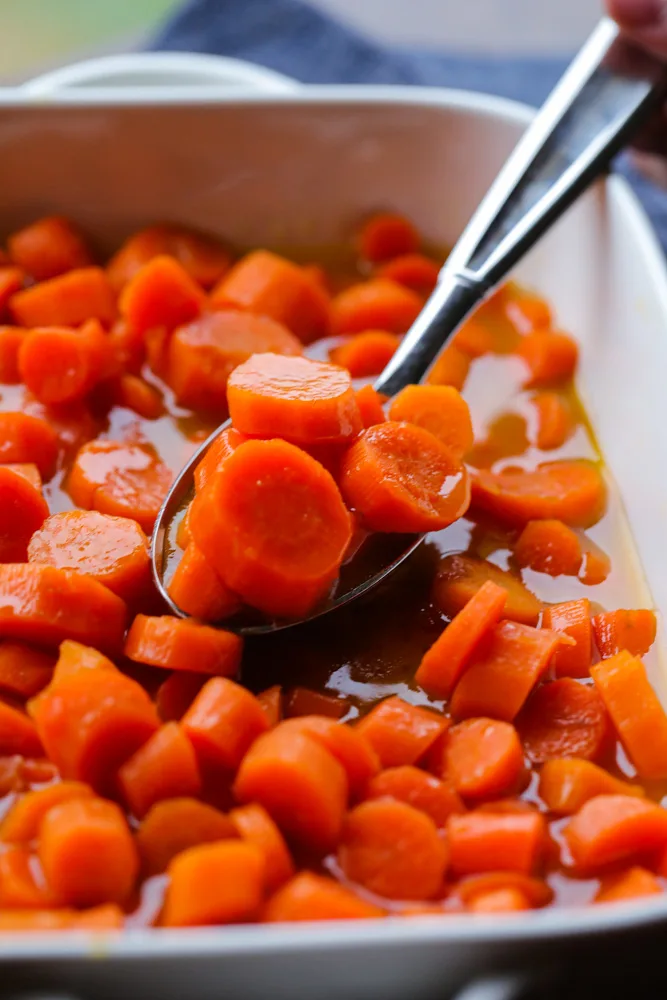 Bourbon Glazed Carrots