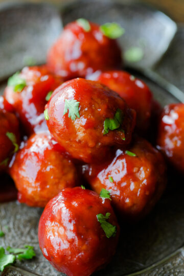 Crock Pot Cranberry Meatballs 12