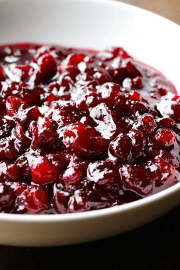 Bourbon Cranberry Sauce