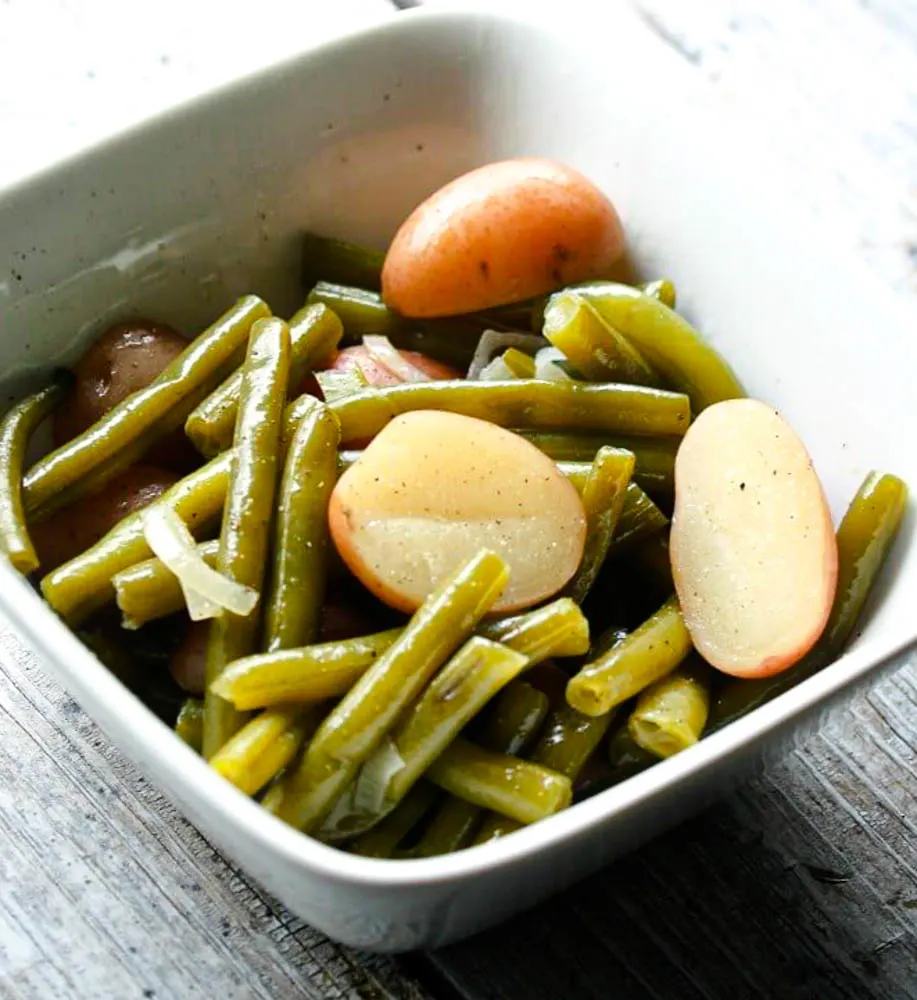 Crock Pot Green Beans and Potatoes