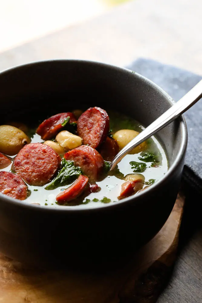 Kale Soup with sausage