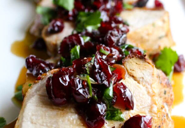 Pork Tenderloin with Cranberry