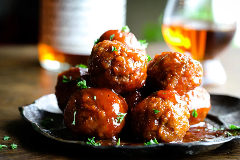 Bourbon Meatballs 1