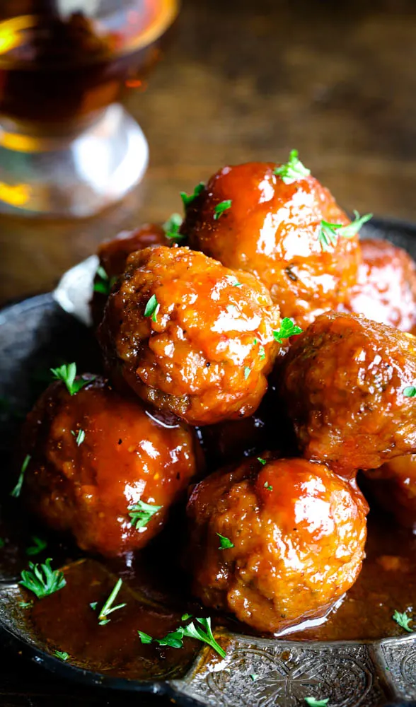 Bourbon Meatballs