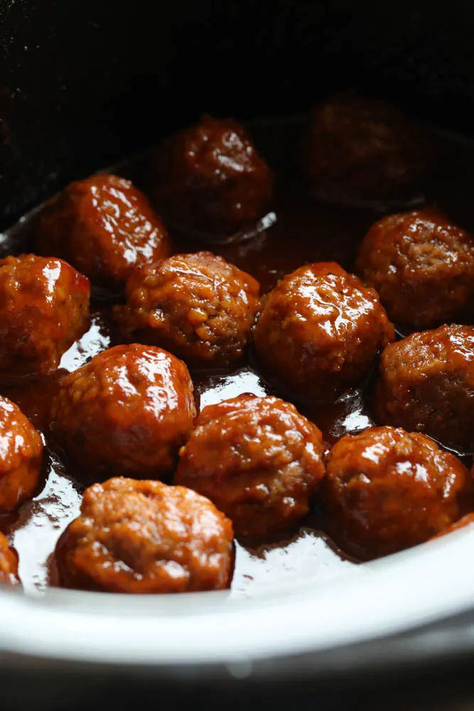 Crock Pot Bourbon Meatballs