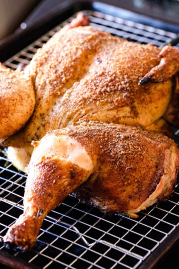 Smoked Spatchcock Chicken on a Traeger