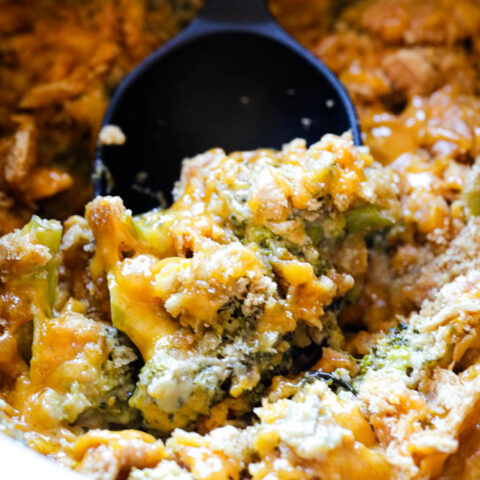 Crockpot Broccoli and Cheese Casserole