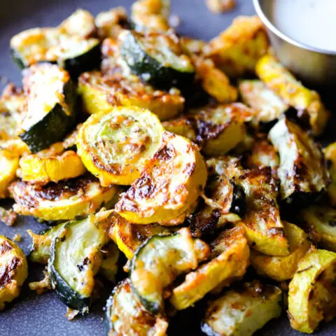 Air Fryer Squash and Zucchini