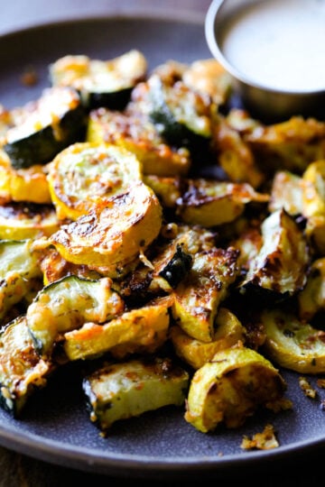 Air Fryer Squash and Zucchini