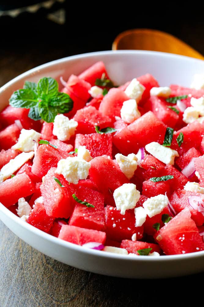 watermelon feta salad